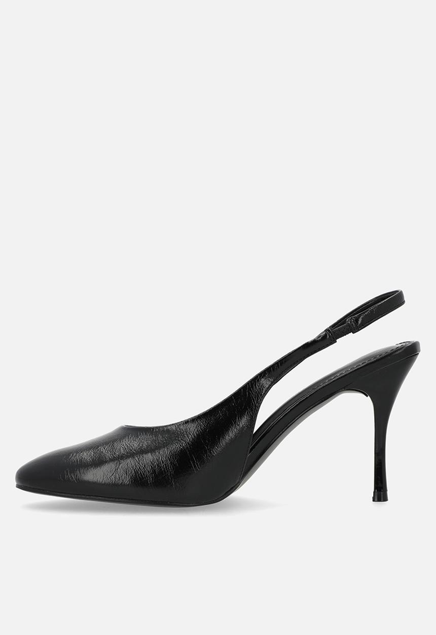 Public Desire - Tilapia Slingback Stiletto - Black