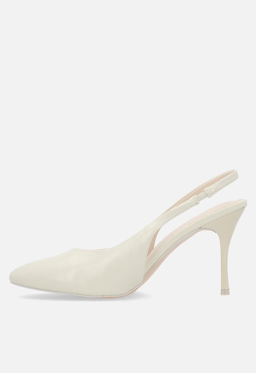 Public Desire - Tilapia Slingback Stiletto - Cream