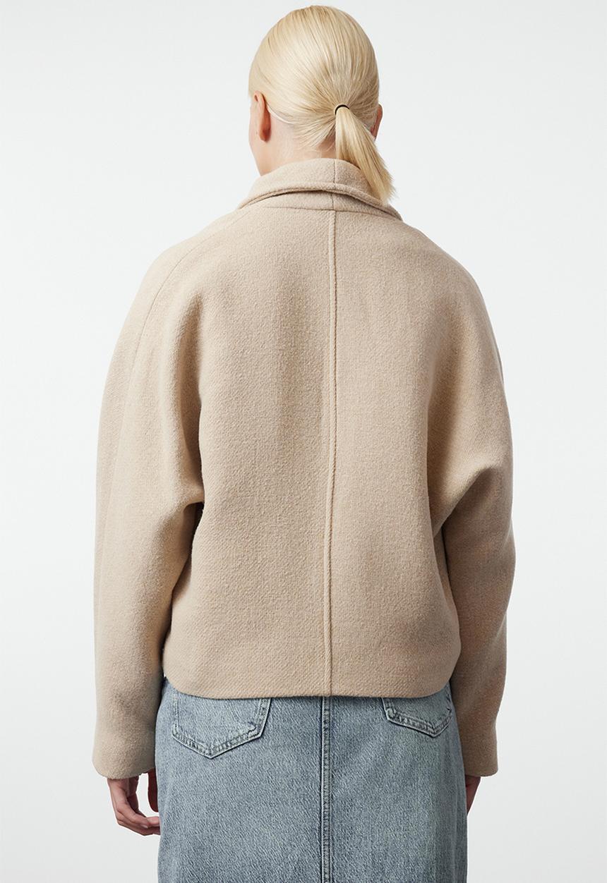 Trendyol - Stone regular wool coat