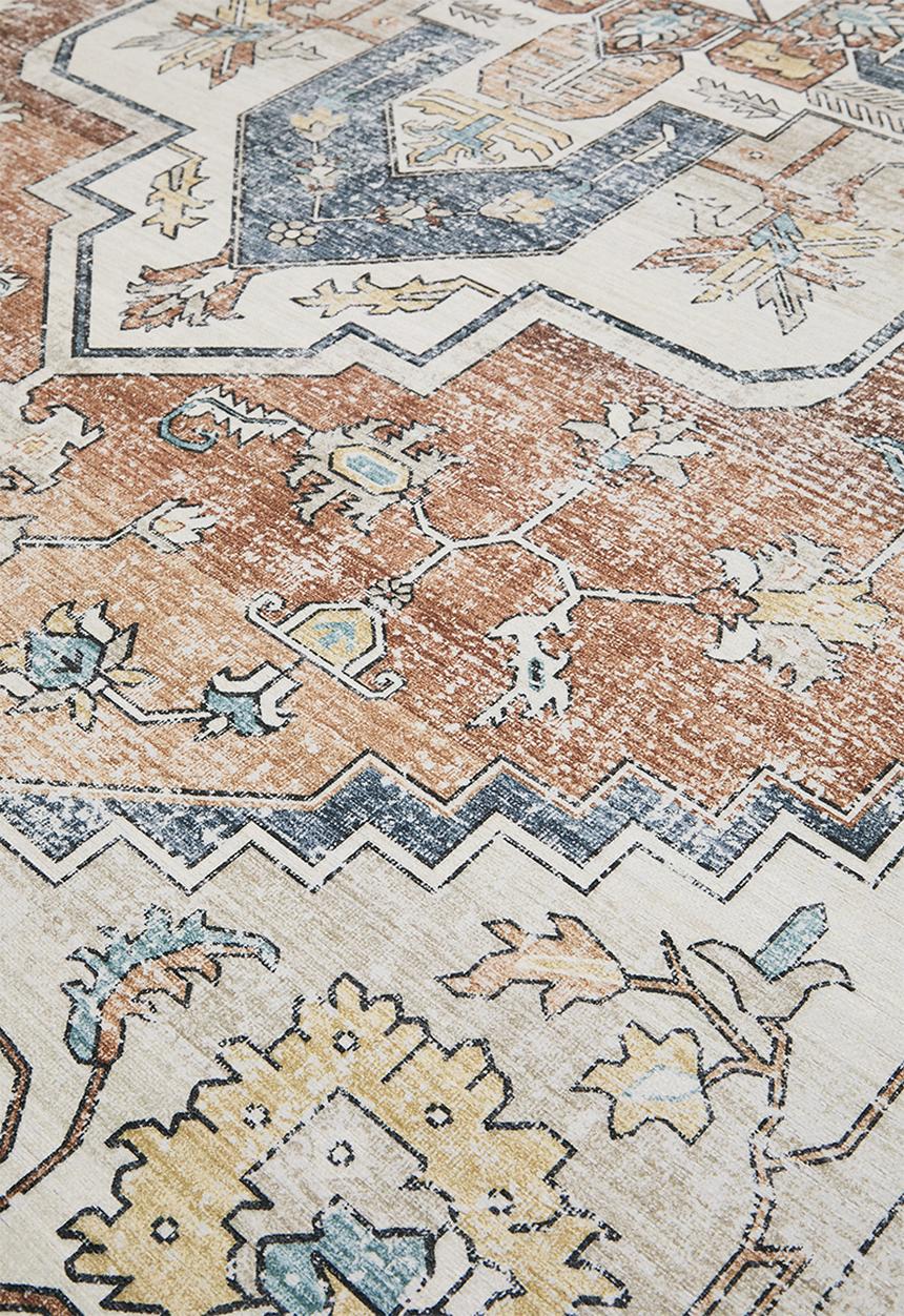 Fotakis - Option Antique Rug - Rust & Navy