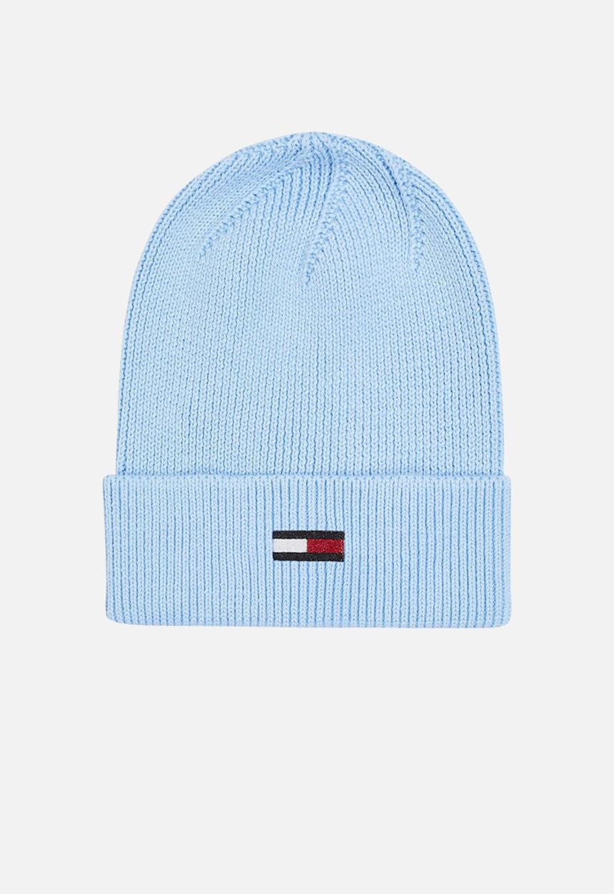 Tommy Hilfiger - Elongated flag beanie-blue