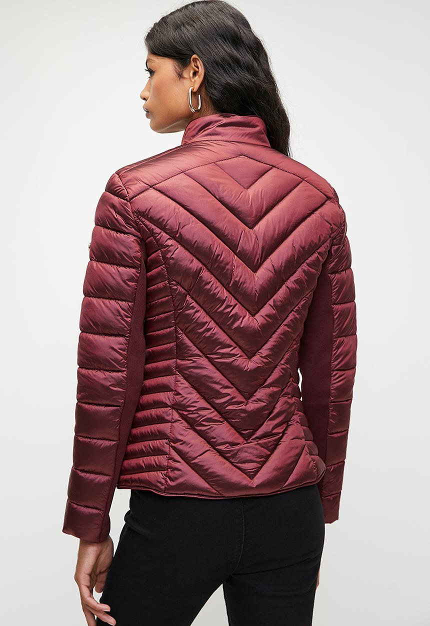 SISSY BOY - Ravilla Puffer Jacket - Burgundy