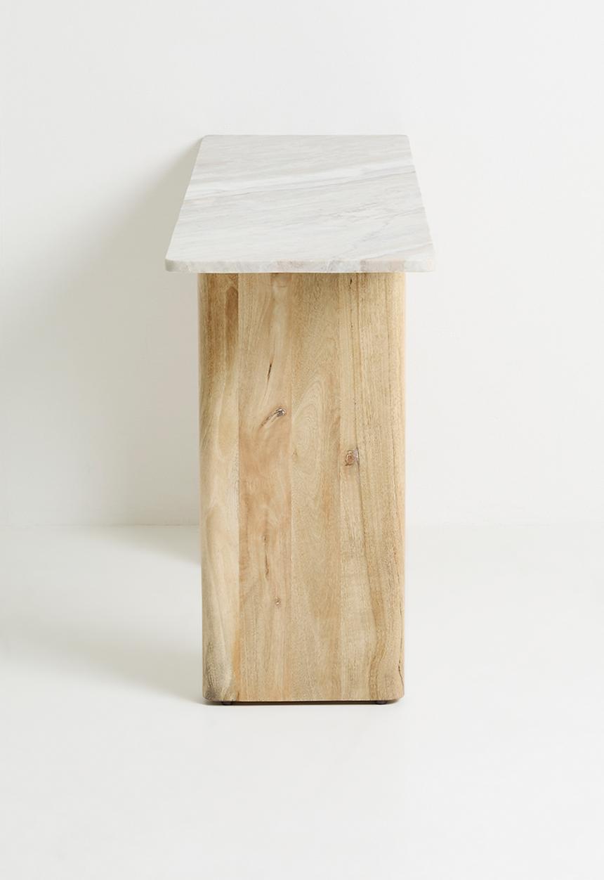 Sixth Floor - Anwar marble & wood console - Toronto