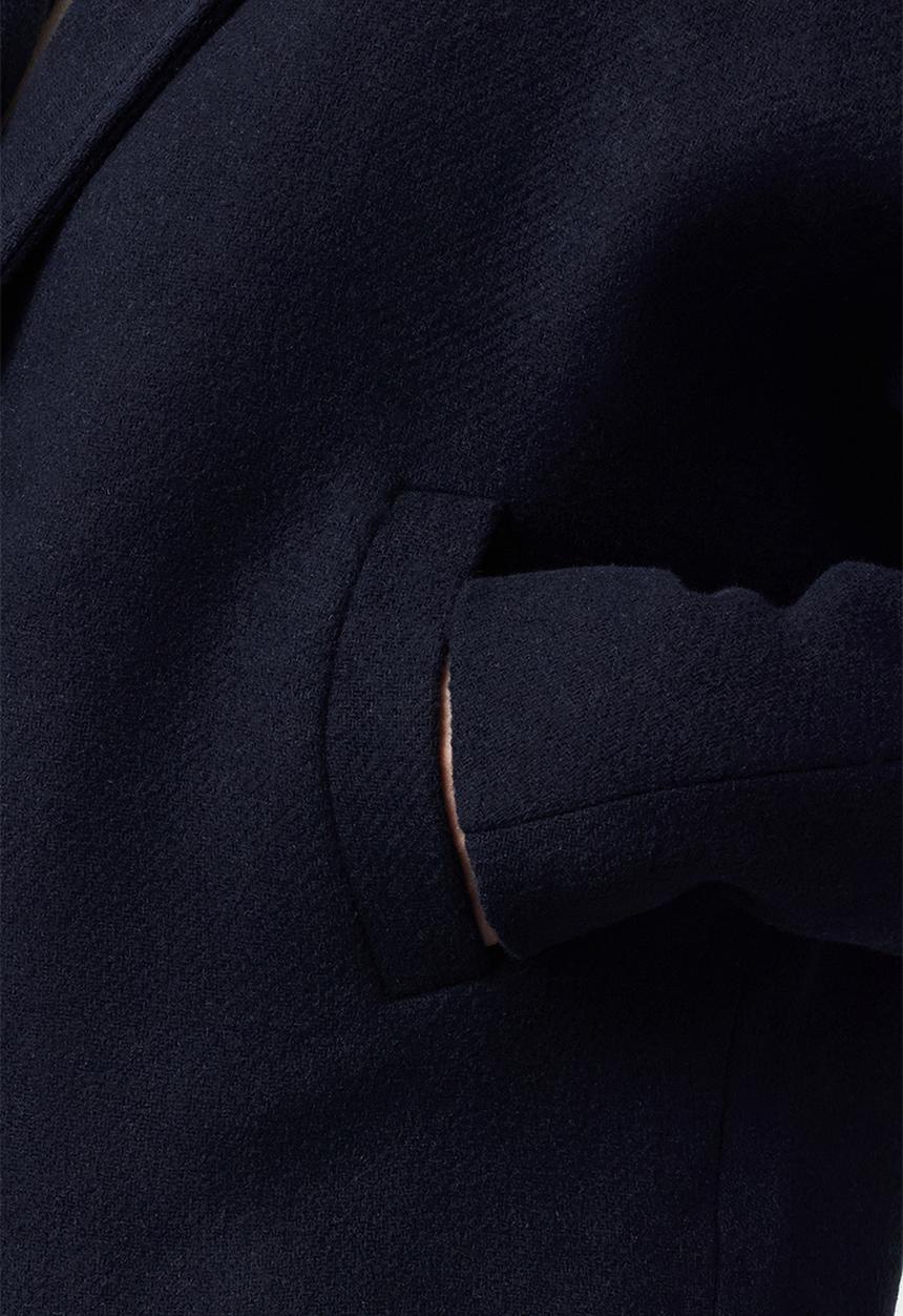 Trendyol - Regular wool coat - navy blue