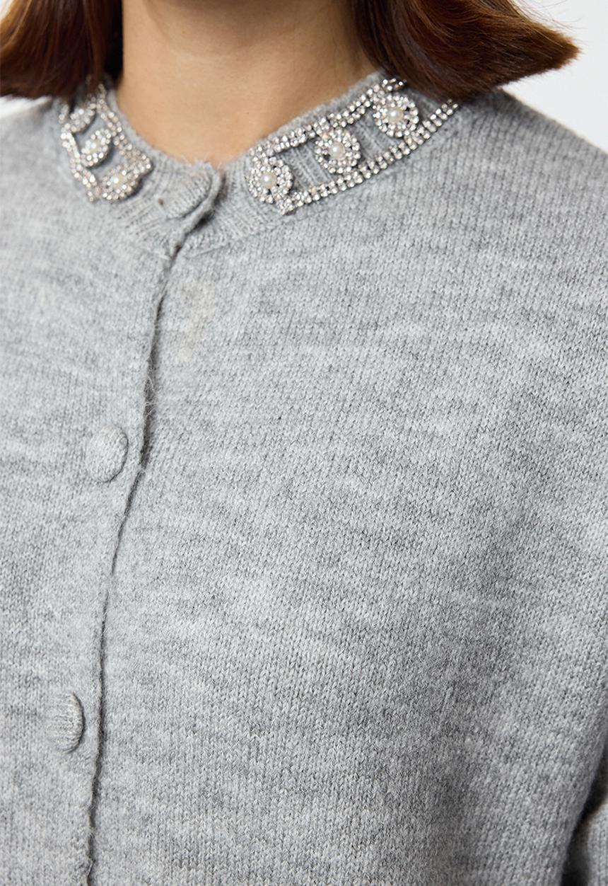 Trendyol - Accessory detailed knitwear - grey