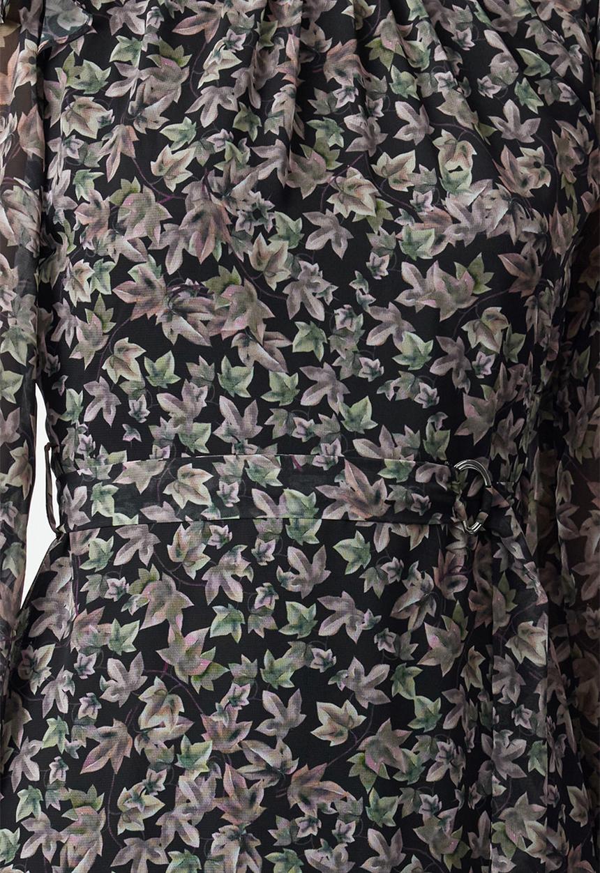 Trendyol - Geometric woven winter dress - multi
