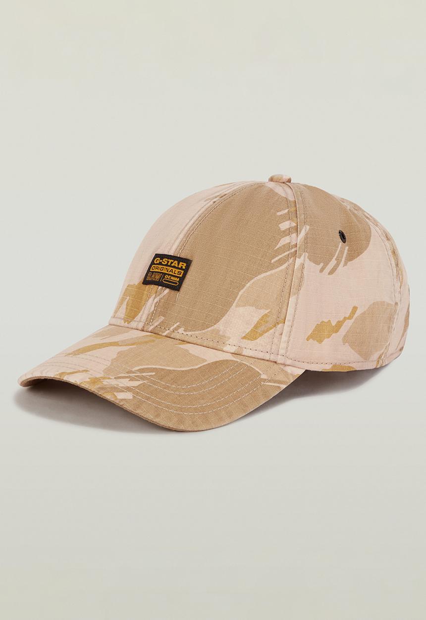 G-STAR - Originals Baseball Cap - Dk Brick Gd Glitch Beach Camo