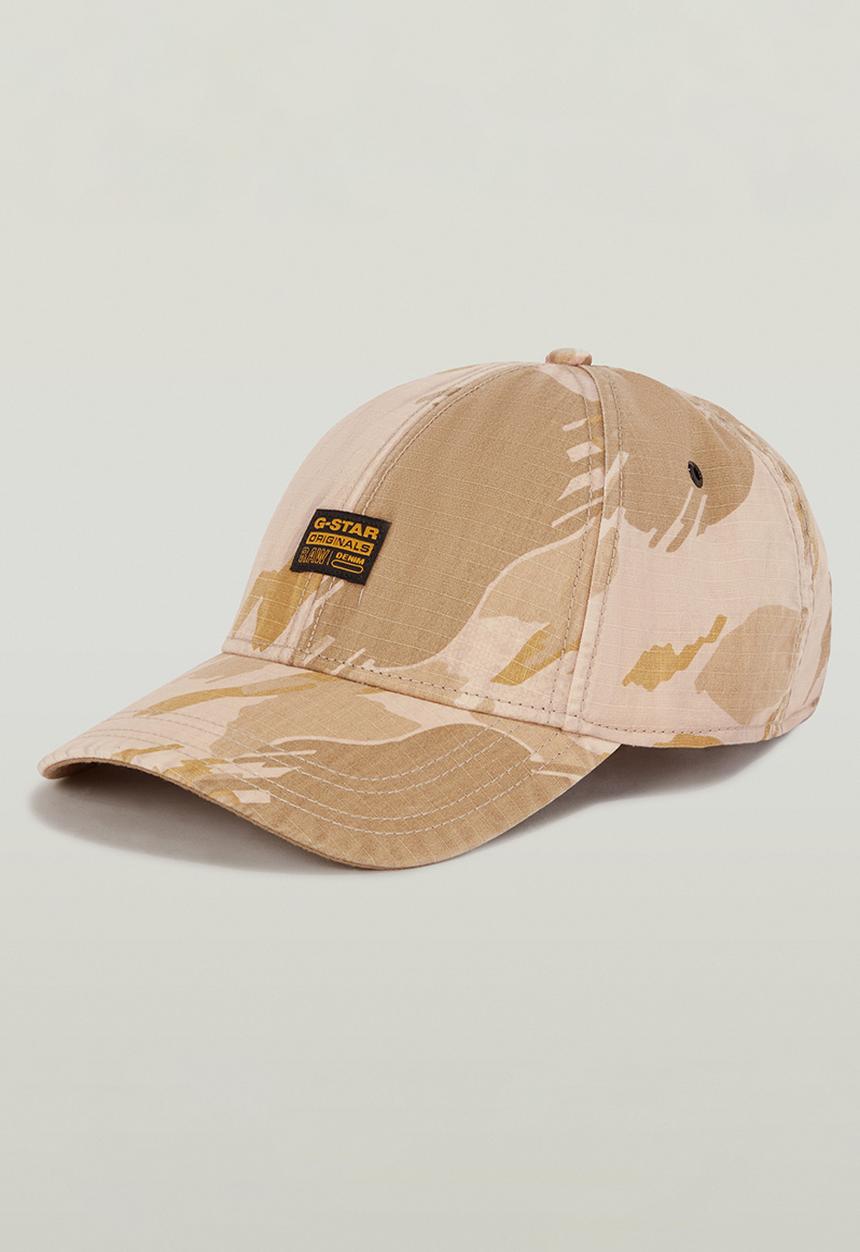 G-STAR - Originals Baseball Cap - Dk Brick Gd Glitch Beach Camo