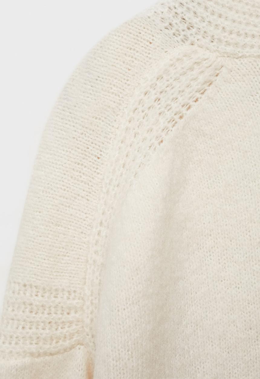 MANGO - Cardigan tique - light beige