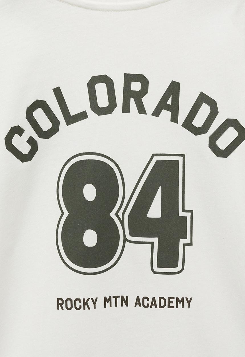 MANGO - T-shirt colorado - natural