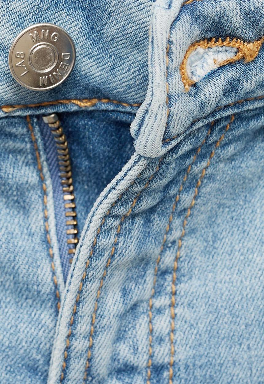 MANGO - Jeans slim - open blue