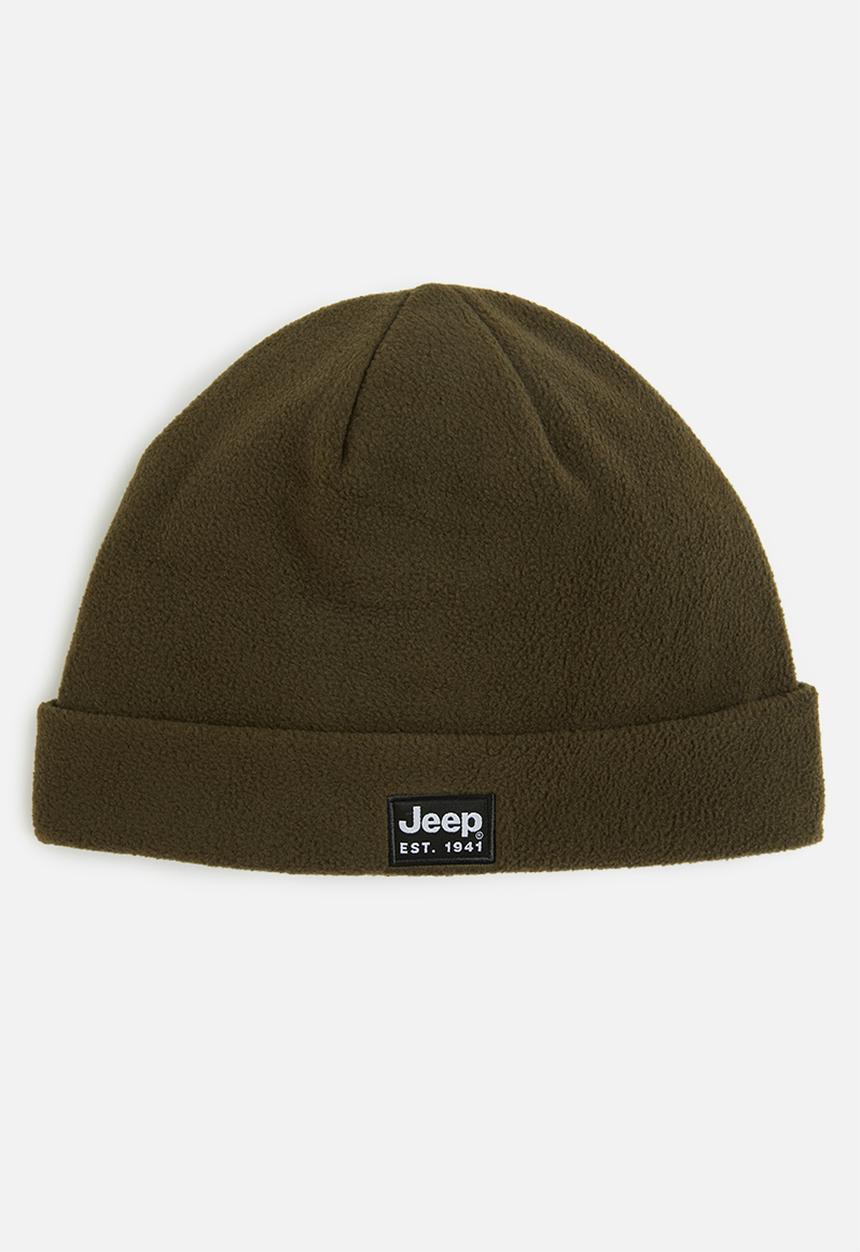 JEEP - Polar Fleece Beanie - Green-Jeep