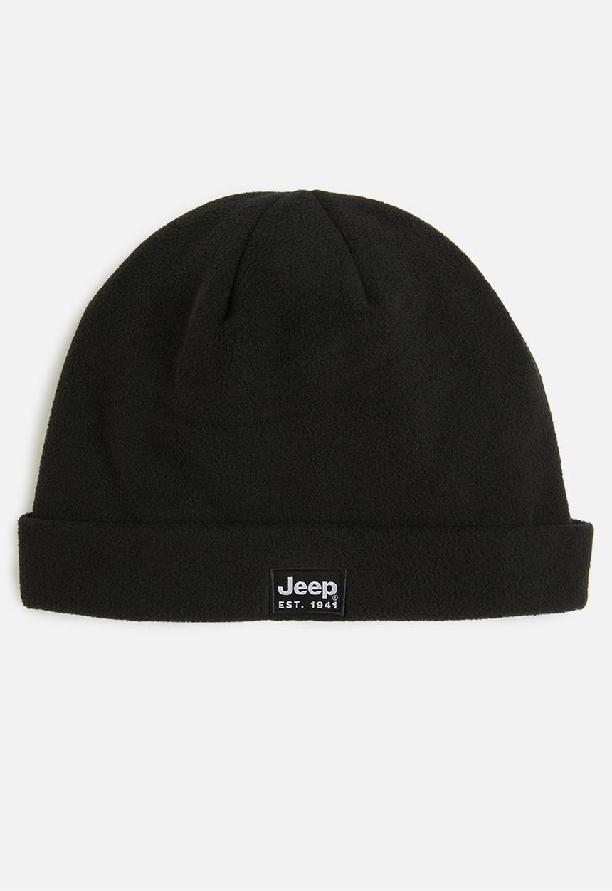 JEEP - Polar Fleece Beanie - Black-Jeep