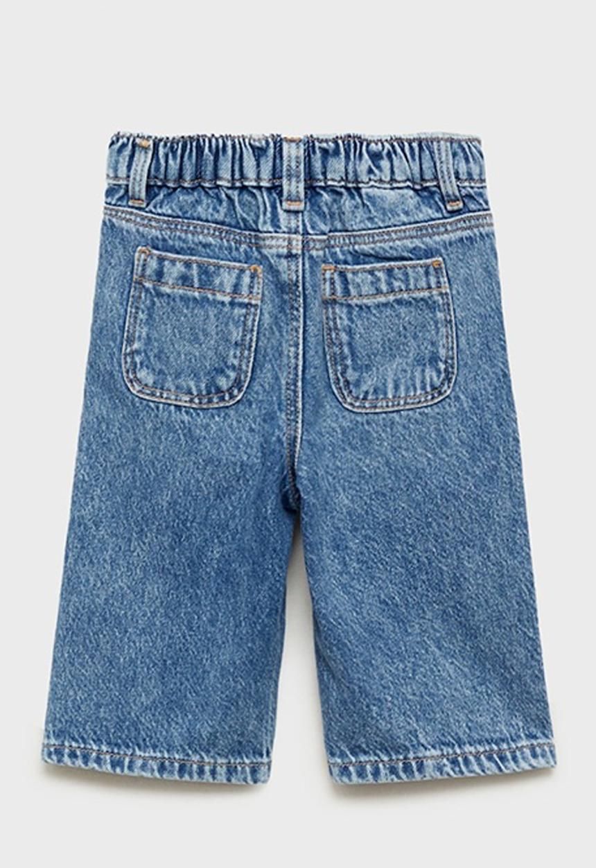 MANGO - Jeans culotte - open blue