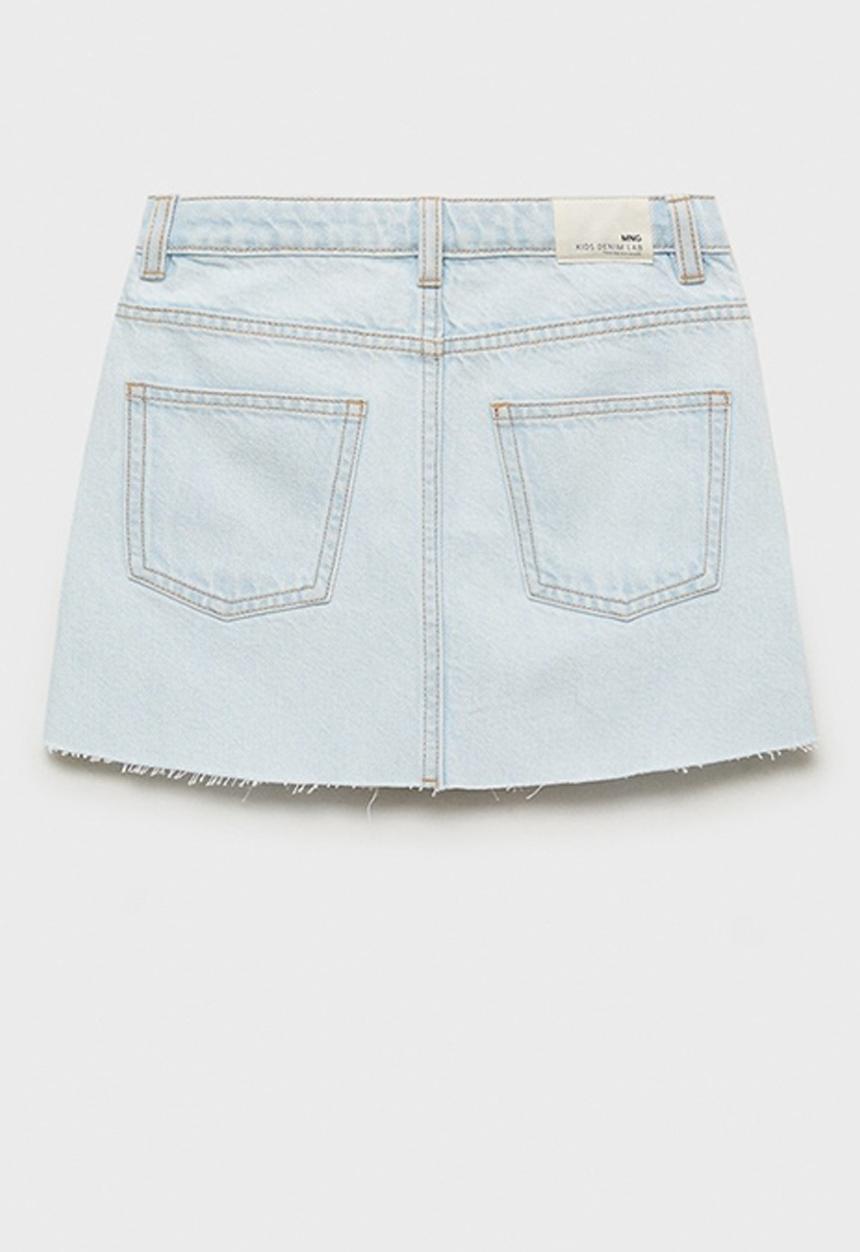 MANGO - Skirt stella - open blue