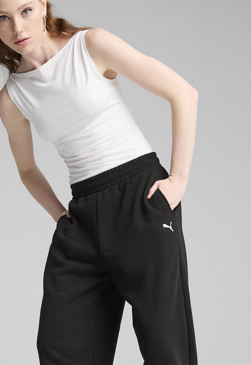 PUMA - Wardrobe Ess Relaxed Sweatpants Tr Cl - Puma Black