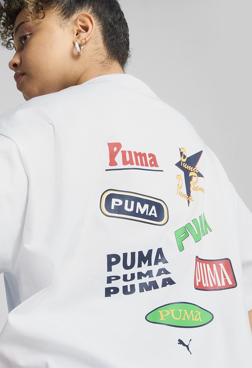 PUMA - Plus Road To Unity Relaxed Graphic Tee - Puma White