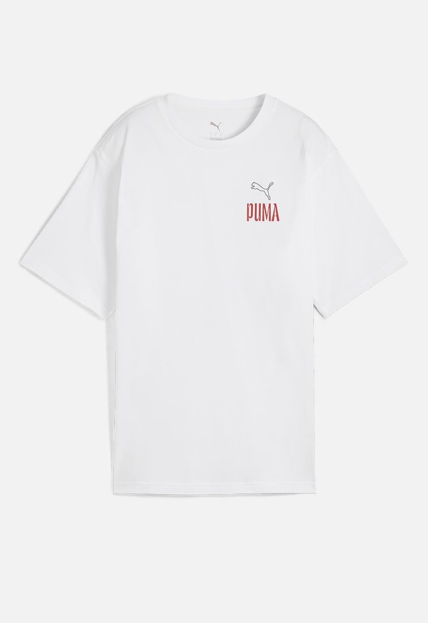 PUMA - Plus Road To Unity Relaxed Graphic Tee - Puma White