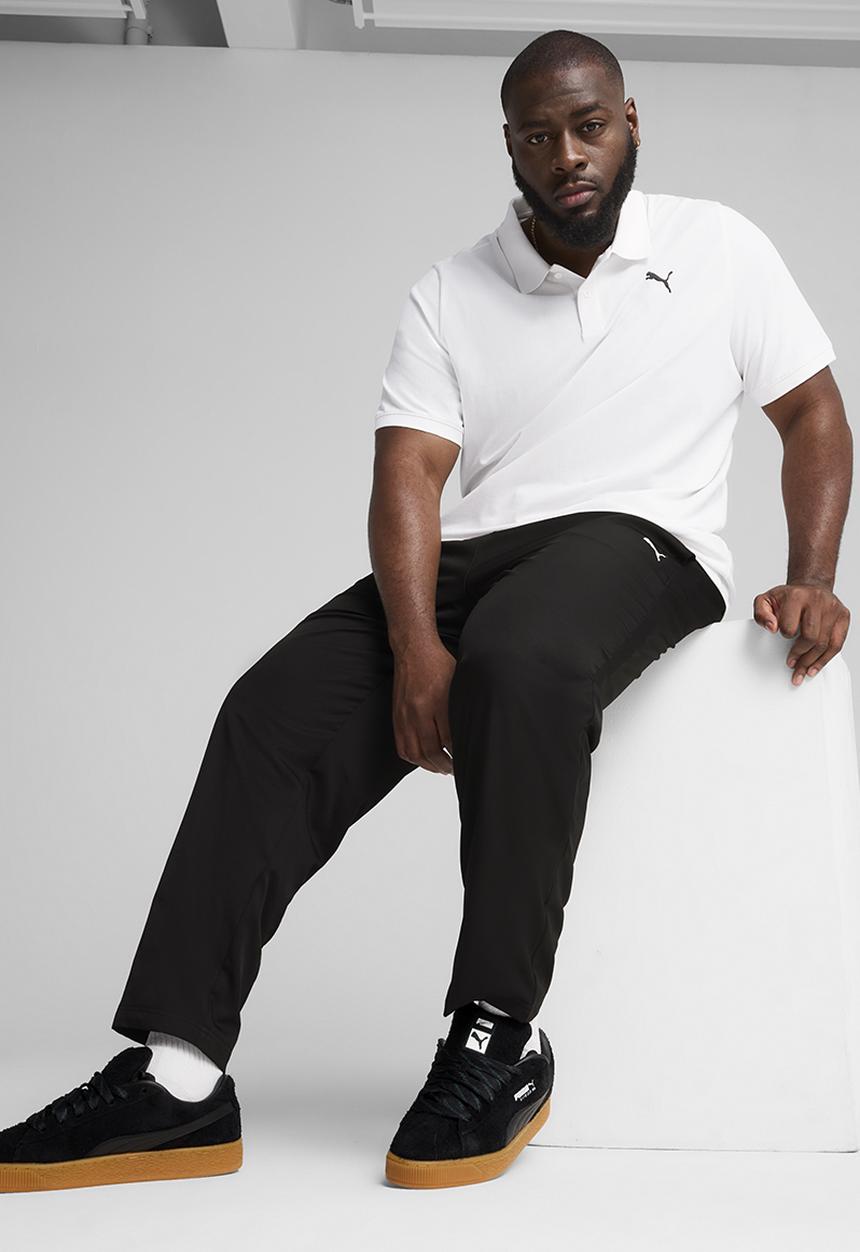 PUMA - ESS Small Puma Logo Pique Polo M - PUMA White