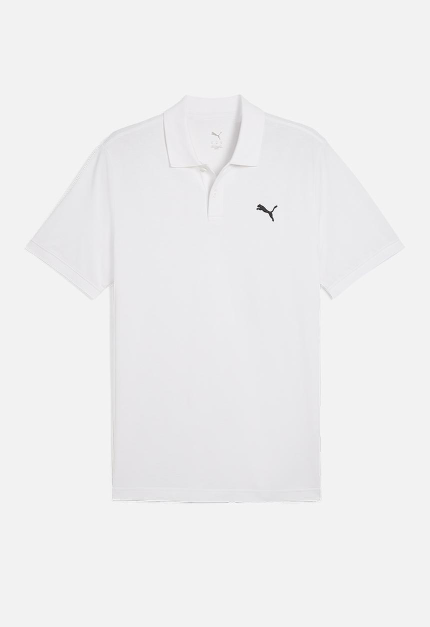 PUMA - ESS Small Puma Logo Pique Polo M - PUMA White