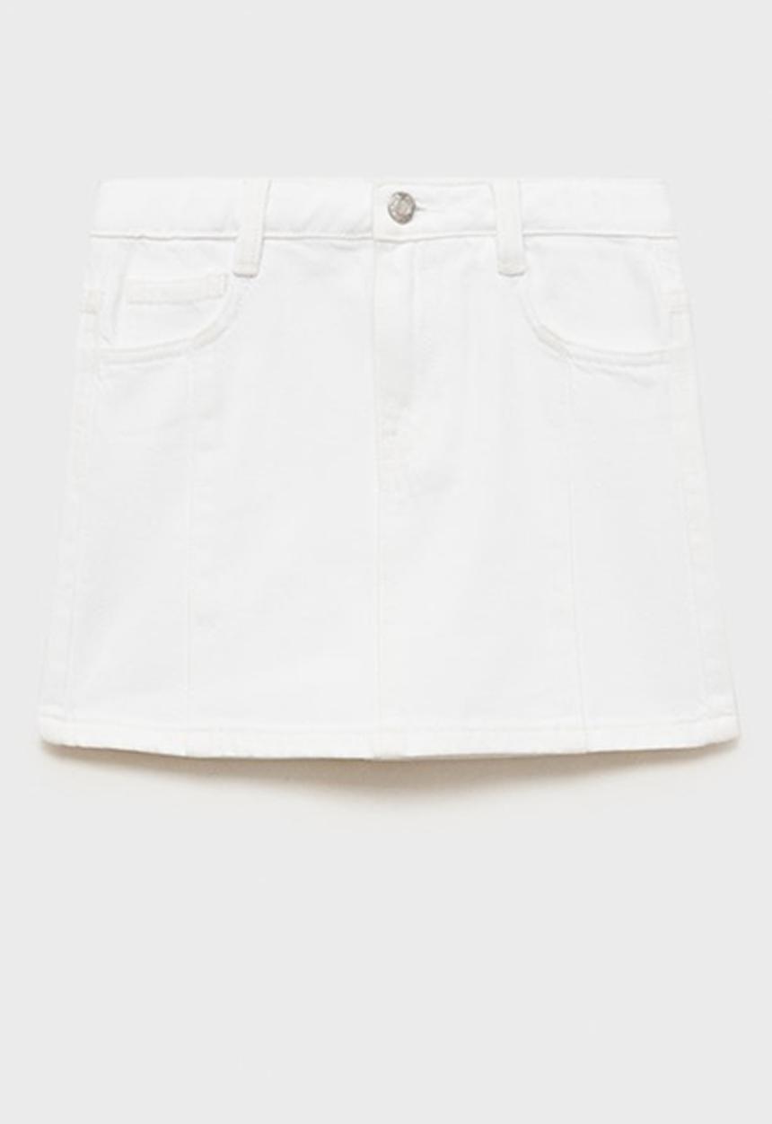 MANGO - Skirt bella - white