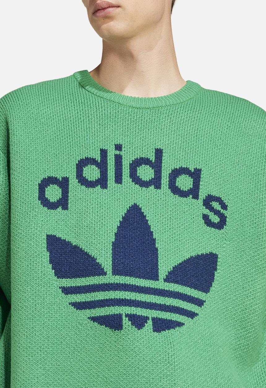 adidas Originals - 70s Crewneck Sweater- Green/Nindig