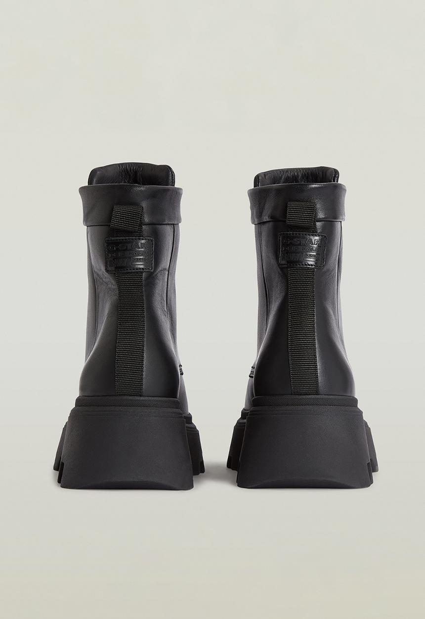 G-STAR - Kate ll lace-up mid w boot - black