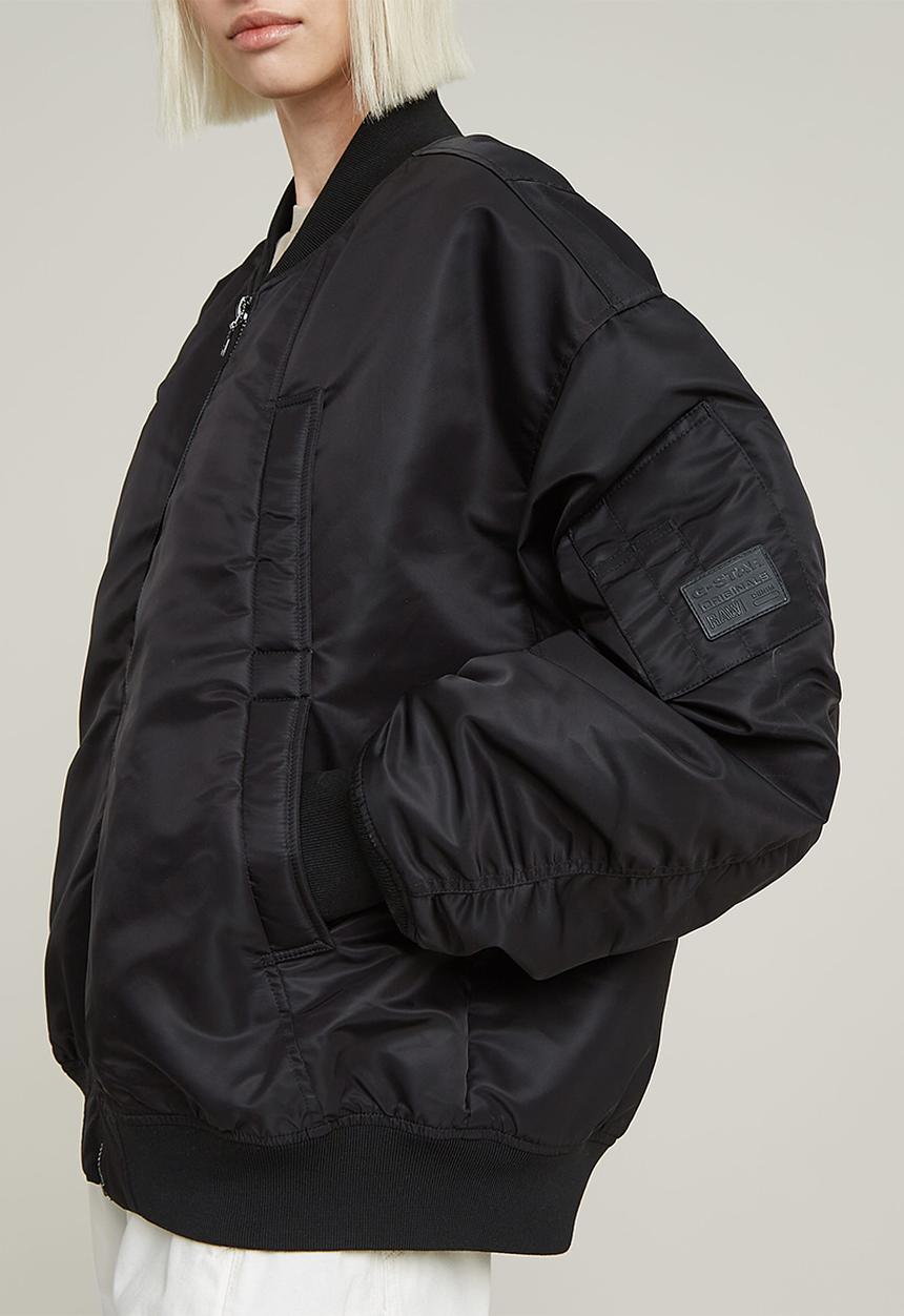 G-STAR - macro balloon bomber wmn - DK BLACK