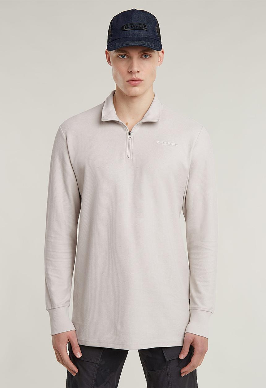 G-STAR - Half zip tweeter r t l\s - whitebait