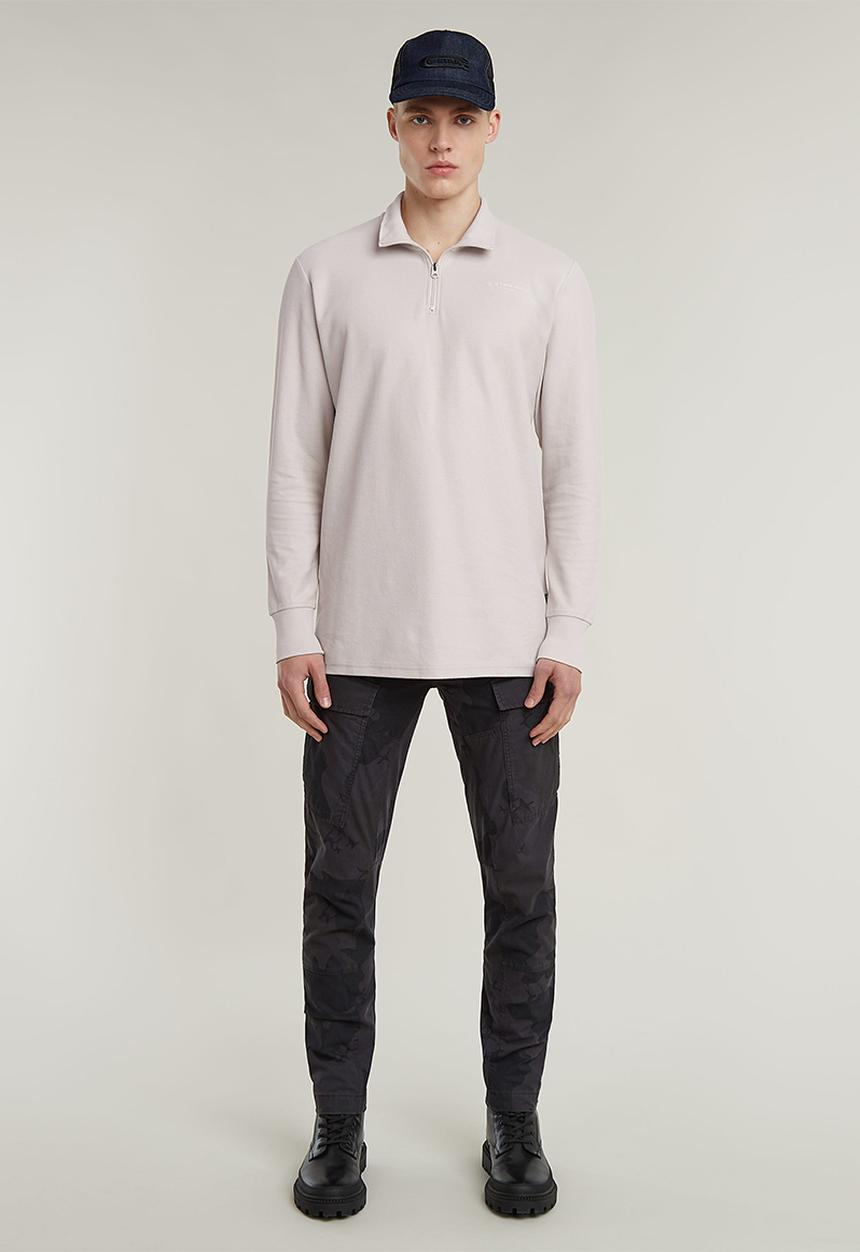 G-STAR - Half zip tweeter r t l\s - whitebait