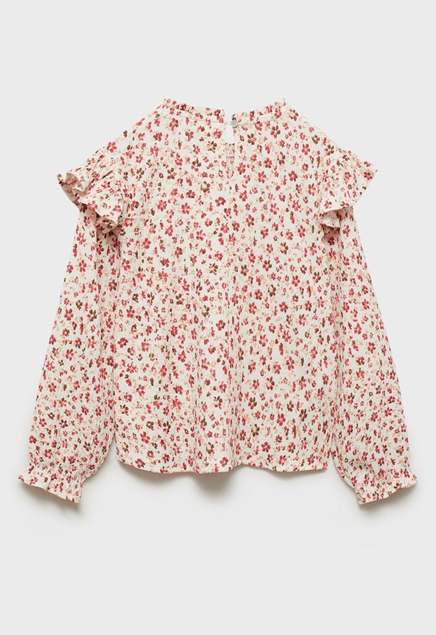 MANGO - T-shirt espe - natural