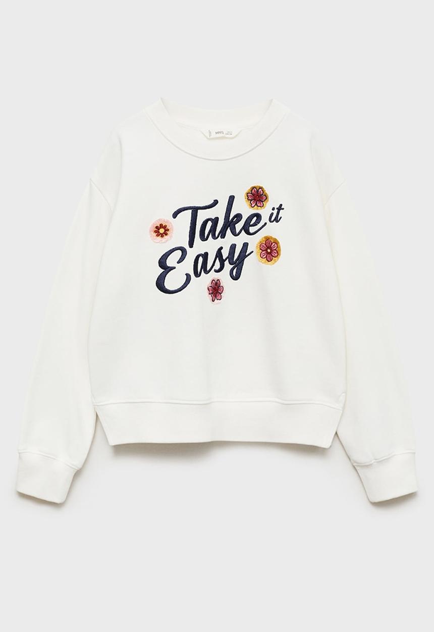 MANGO - Sweatshirt easy - natural