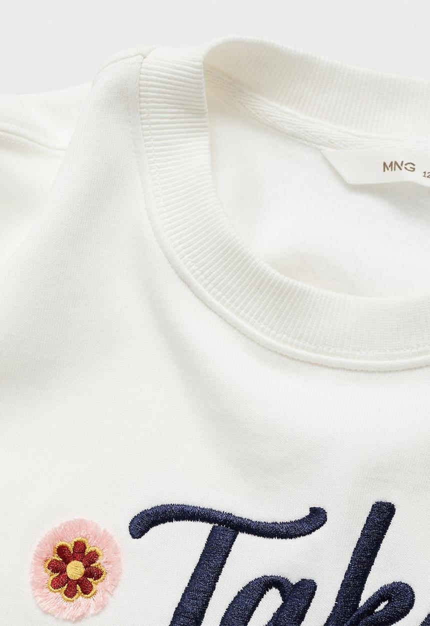 MANGO - Sweatshirt easy - natural