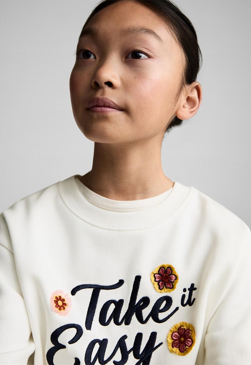 MANGO - Sweatshirt easy - natural