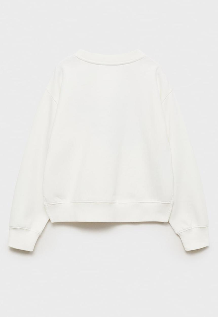 MANGO - Sweatshirt easy - natural