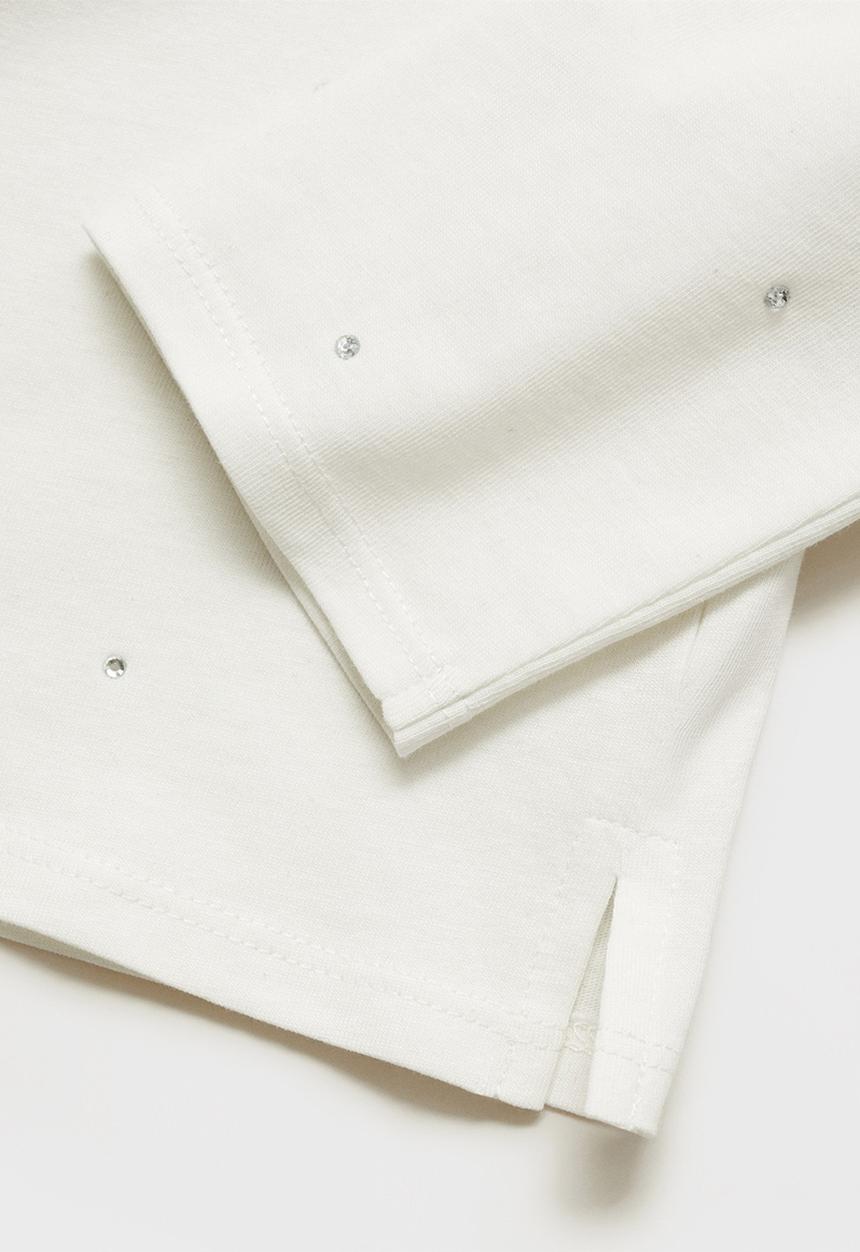 MANGO - T-shirt comite - natural