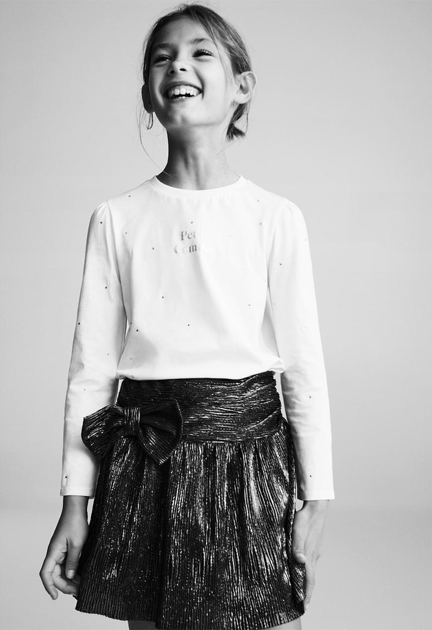 MANGO - T-shirt comite - natural