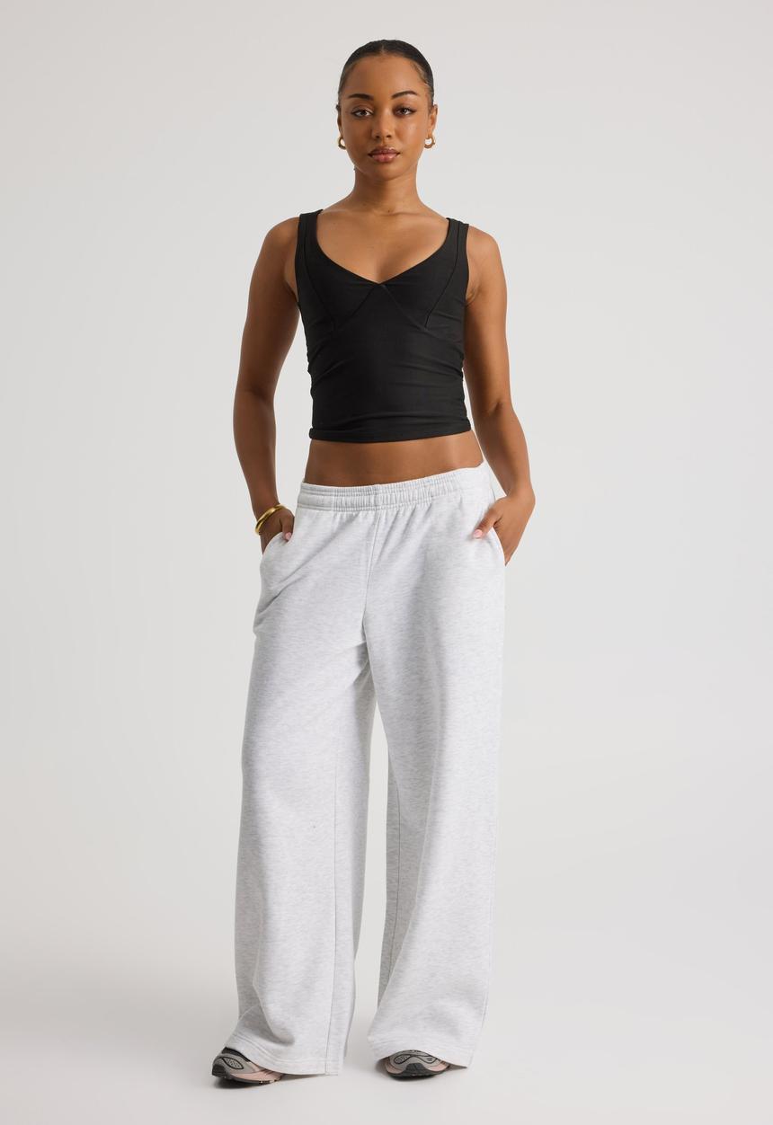 Factorie - Ultra Baggy Trackpant - Silver Marle