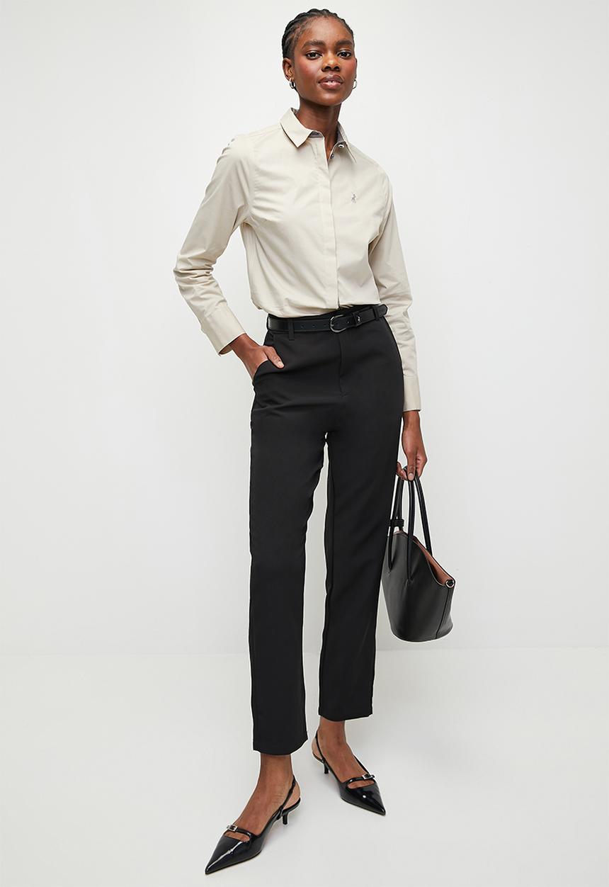 POLO - Wmn jamie long sleeve shirt - birch
