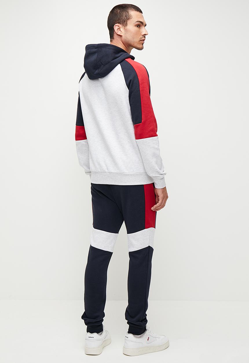 Brave Soul - Prime Jogger Sets - Ecru Marl & Navy