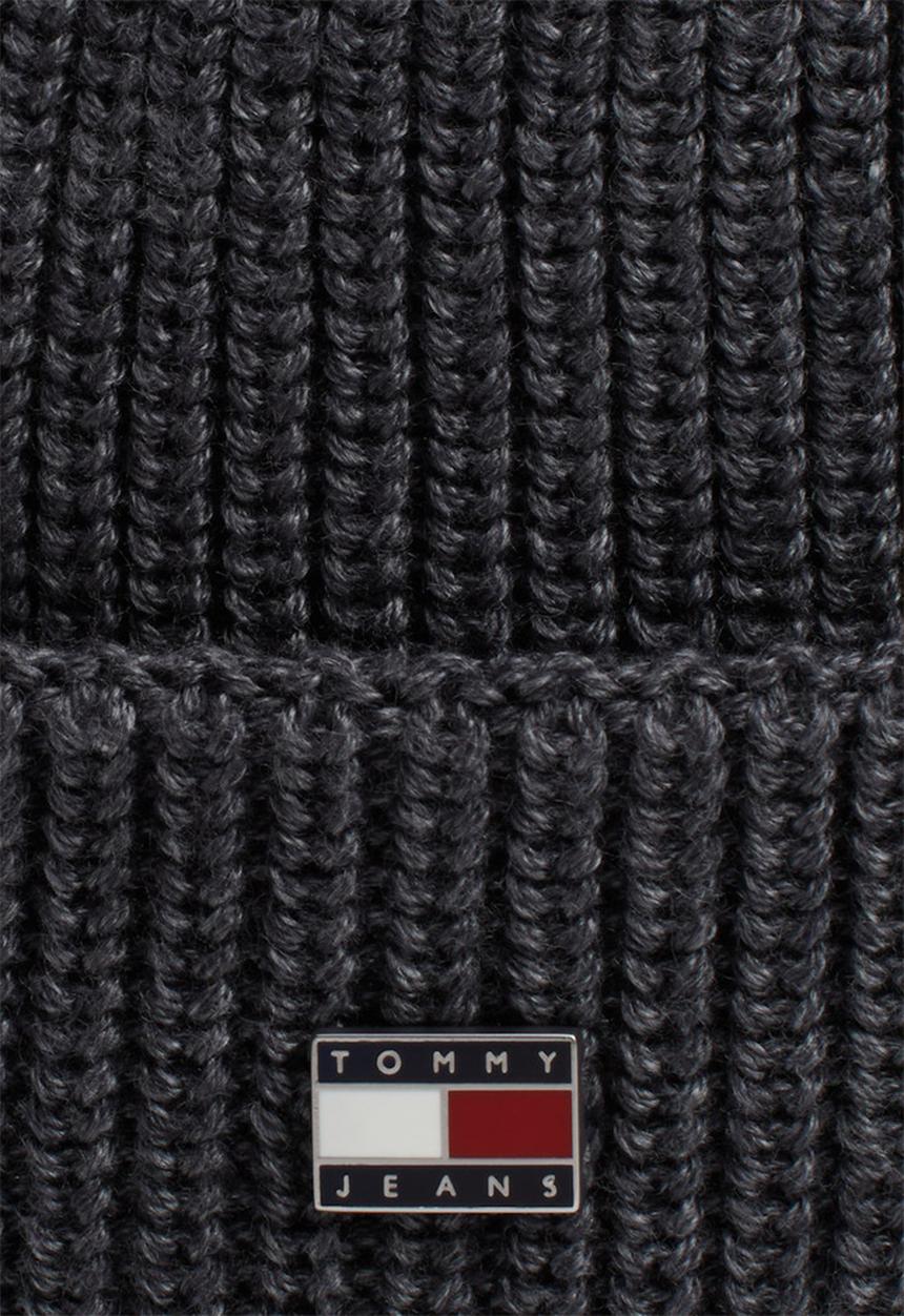 Tommy Hilfiger - Tjm Heritage Short Beanie - Dark Grey Heather