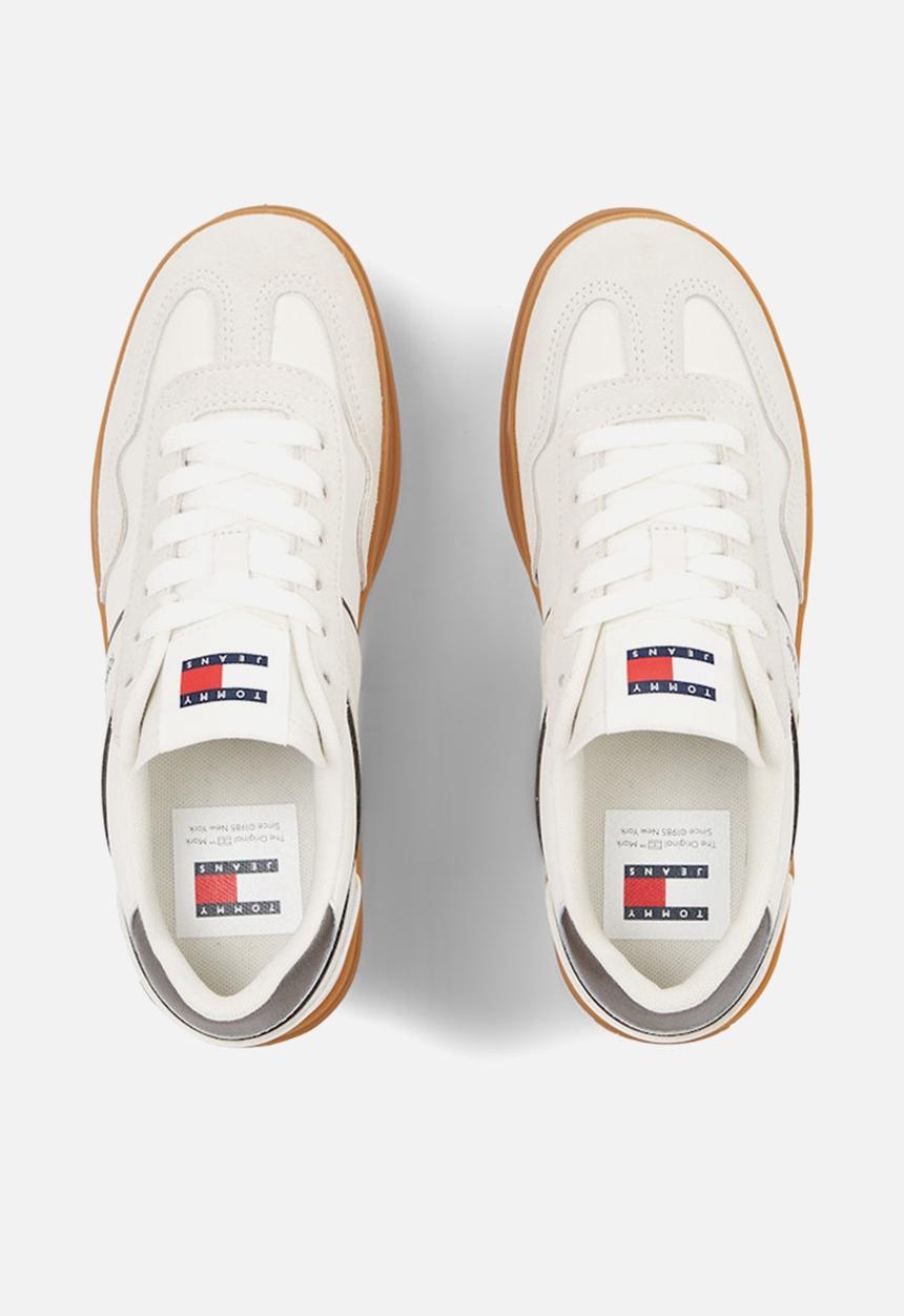 Tommy Hilfiger - The greenwich leather sneaker - warm stone