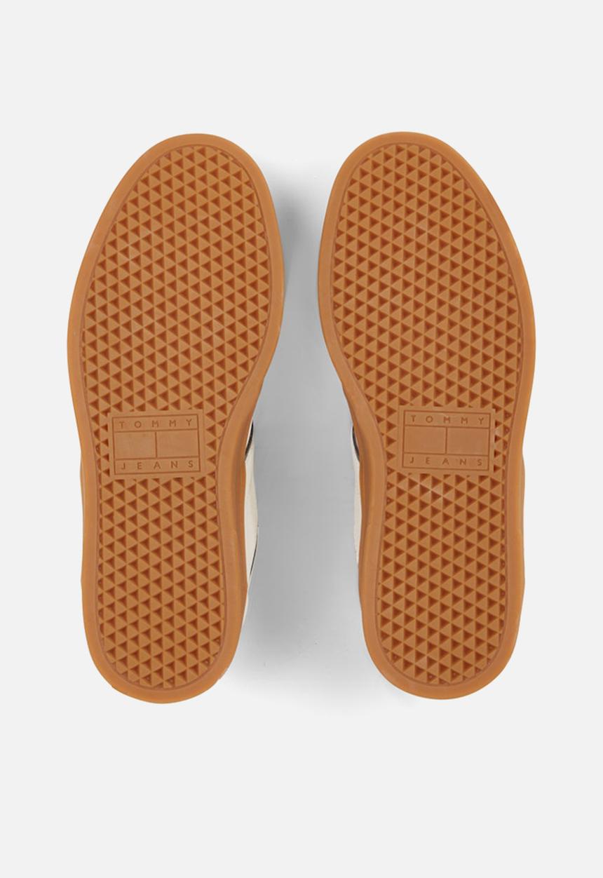 Tommy Hilfiger - The greenwich leather sneaker - warm stone