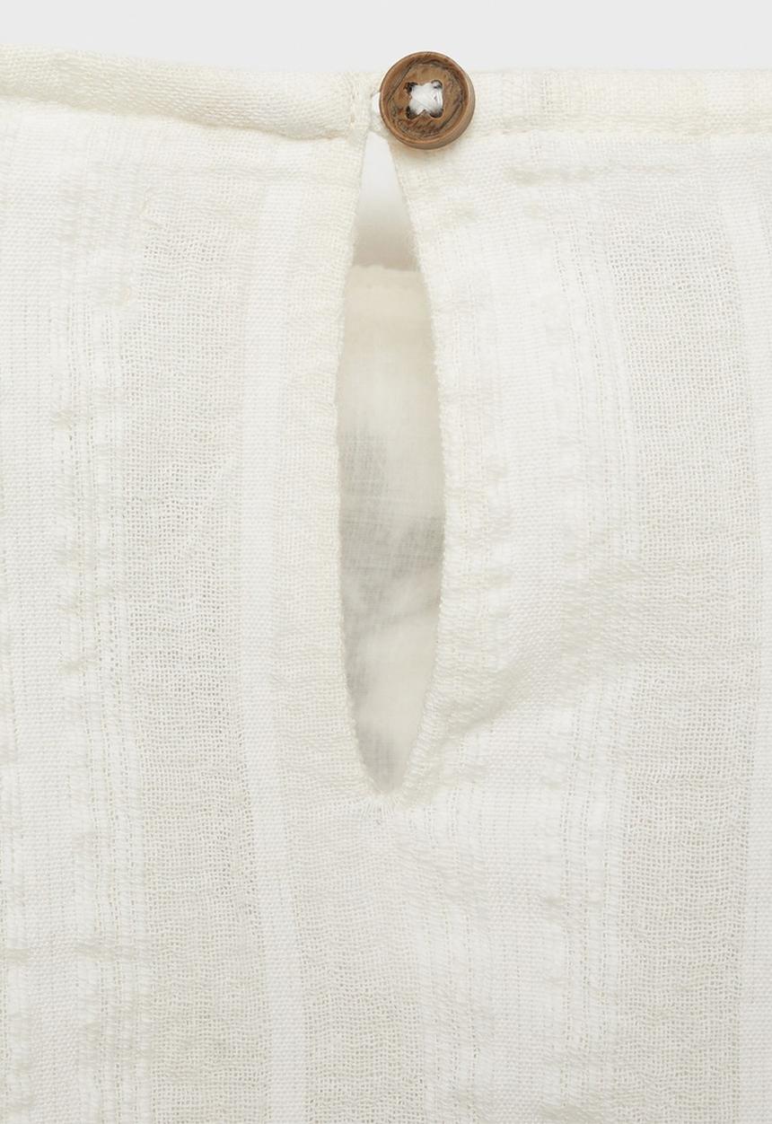 MANGO - Blouse camelia - white