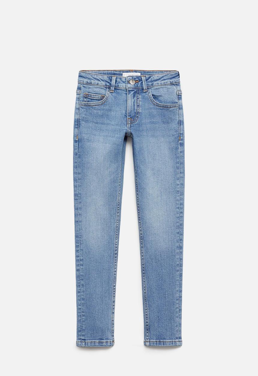 MANGO - Jeans skinny - open blue