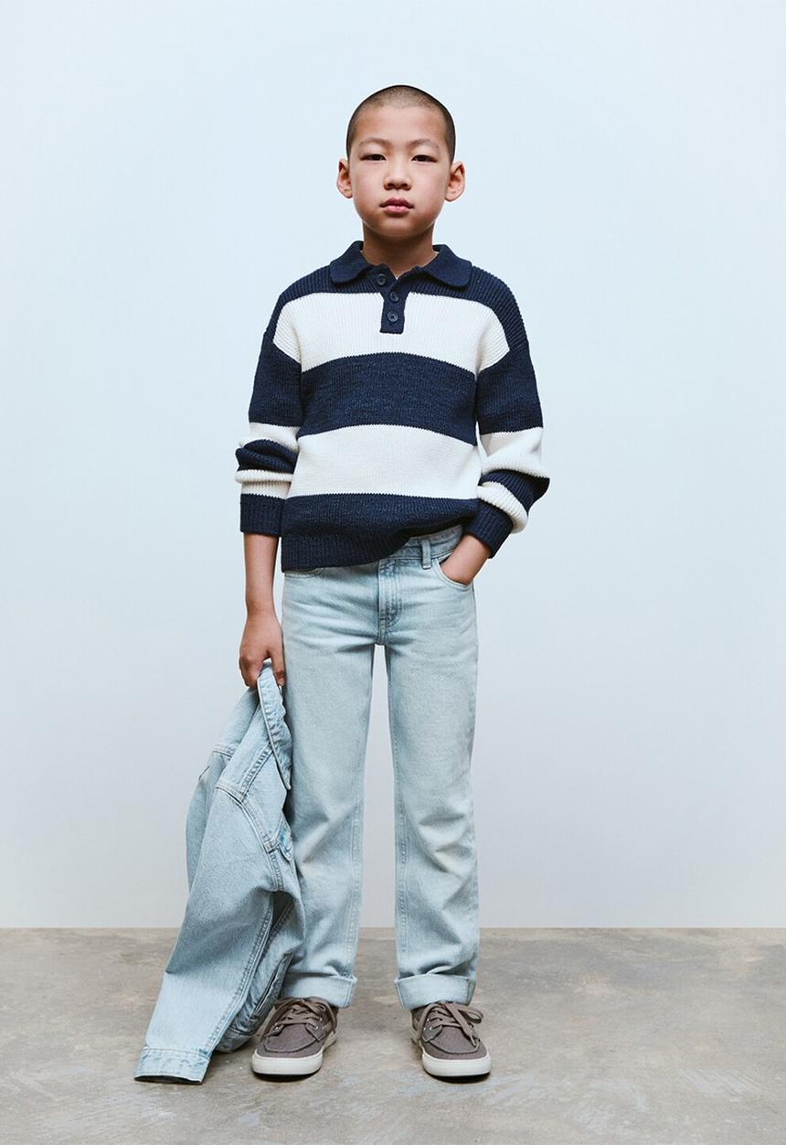 MANGO - Jeans regular - open blue