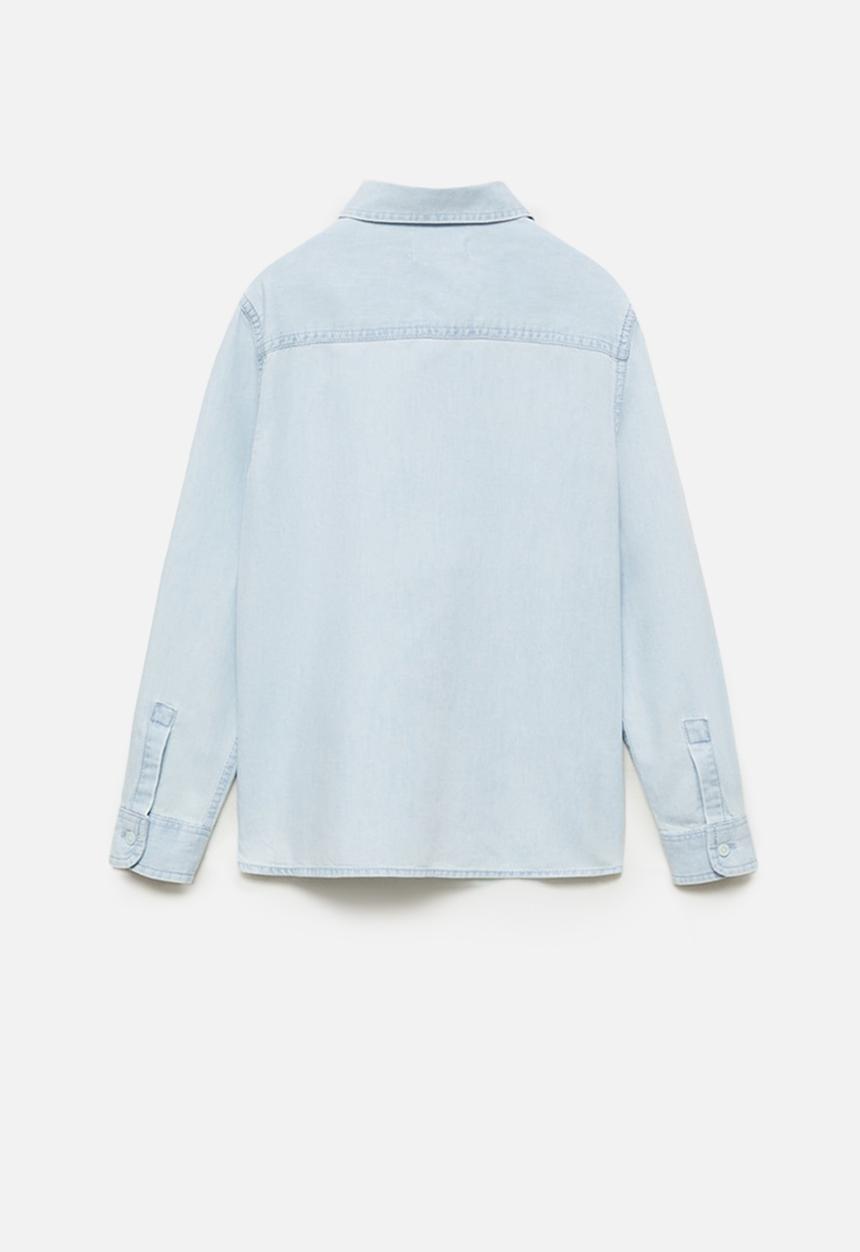 MANGO - Shirt joan - open blue