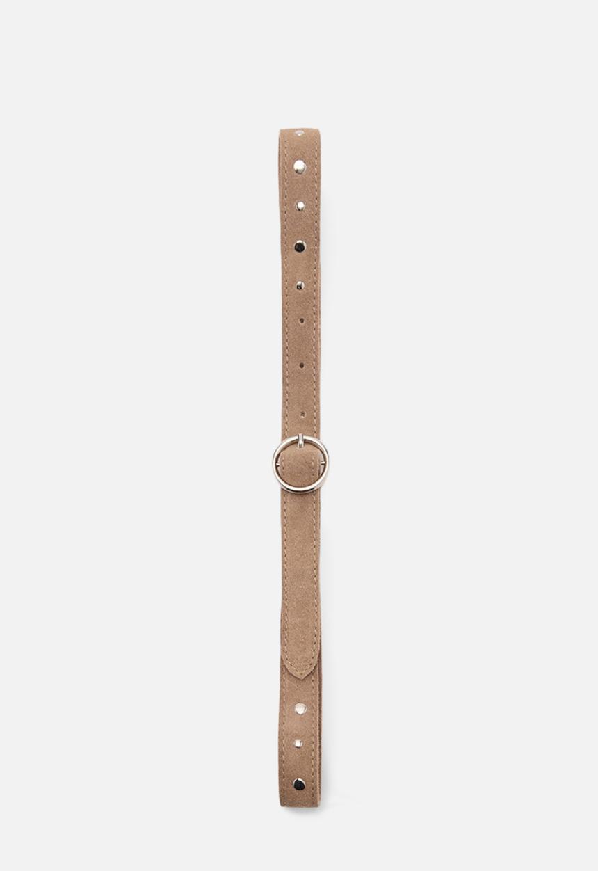 MANGO - Belt bandu - light pastel brown
