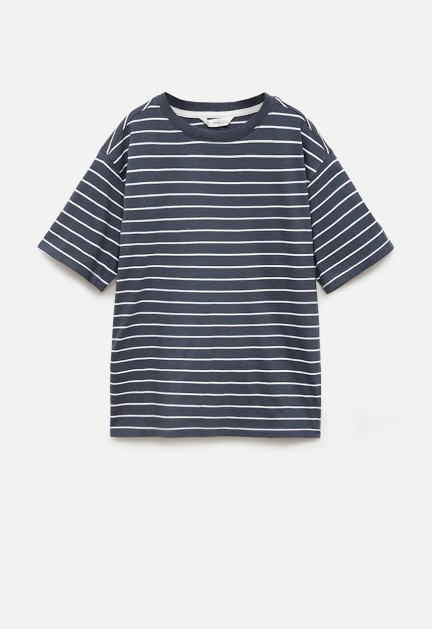 MANGO - T-shirt peak - dark grey