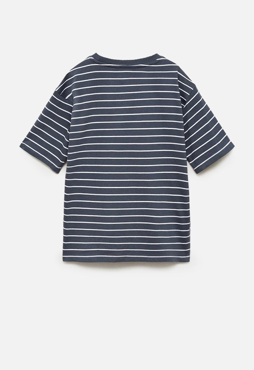 MANGO - T-shirt peak - dark grey